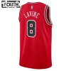 Dres Chicago Bulls Zach Lavine 8 Nike 2022-23 Icon Edition Crvena Swingman - Dječji